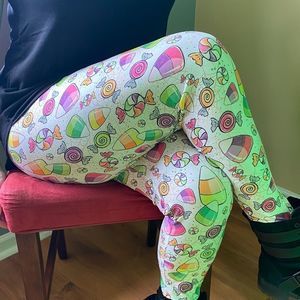 Halloween Candy 🍭 TC Full Length Leggings